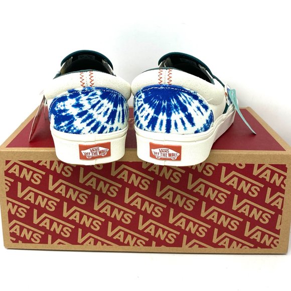 VANS Comfycush Slip-On Tie-Dyeclsh blue Casual Sneakers Women's Size VN0A3WMD1S1 - Picture 6 of 10